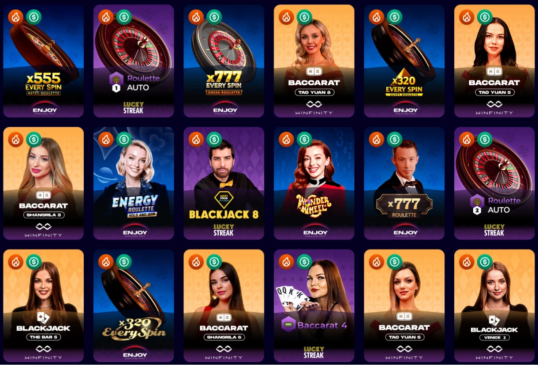 Charmius live casino